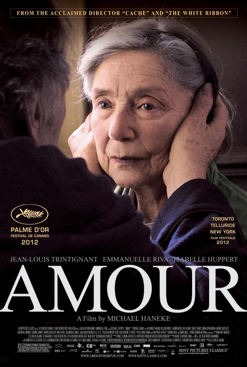 Amour is captivating in its depiction of a husband's devotion to his wife. 