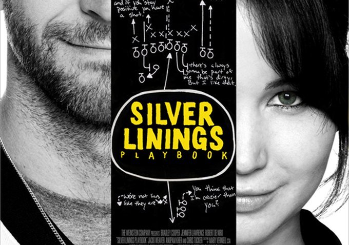 Jennifer Lawrence and Bradley Cooper have great chemistry in this dramedy about mental health. 