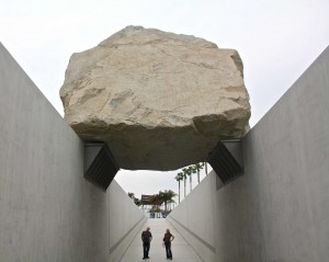 Michael Heizer's Levitated Mass