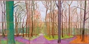 David Hockney, Woldgate Woods, 30 March–21 April 2006