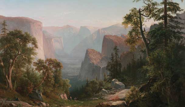 View of the Yosemite Valley, 1865 by Thomas Hill