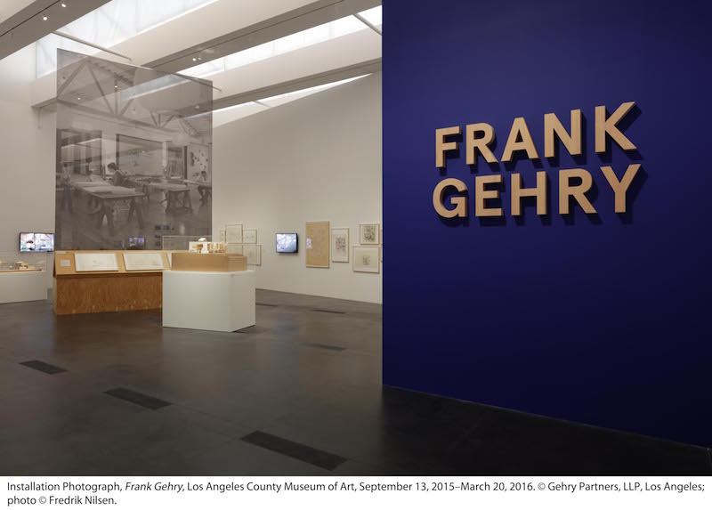 Installation Photograph, Frank Gehry, Los Angeles County Museum of Art, September 13, 2015–March 20, 2016. © Gehry Partners, LLP, Los Angeles; photo © Fredrik Nilsen.