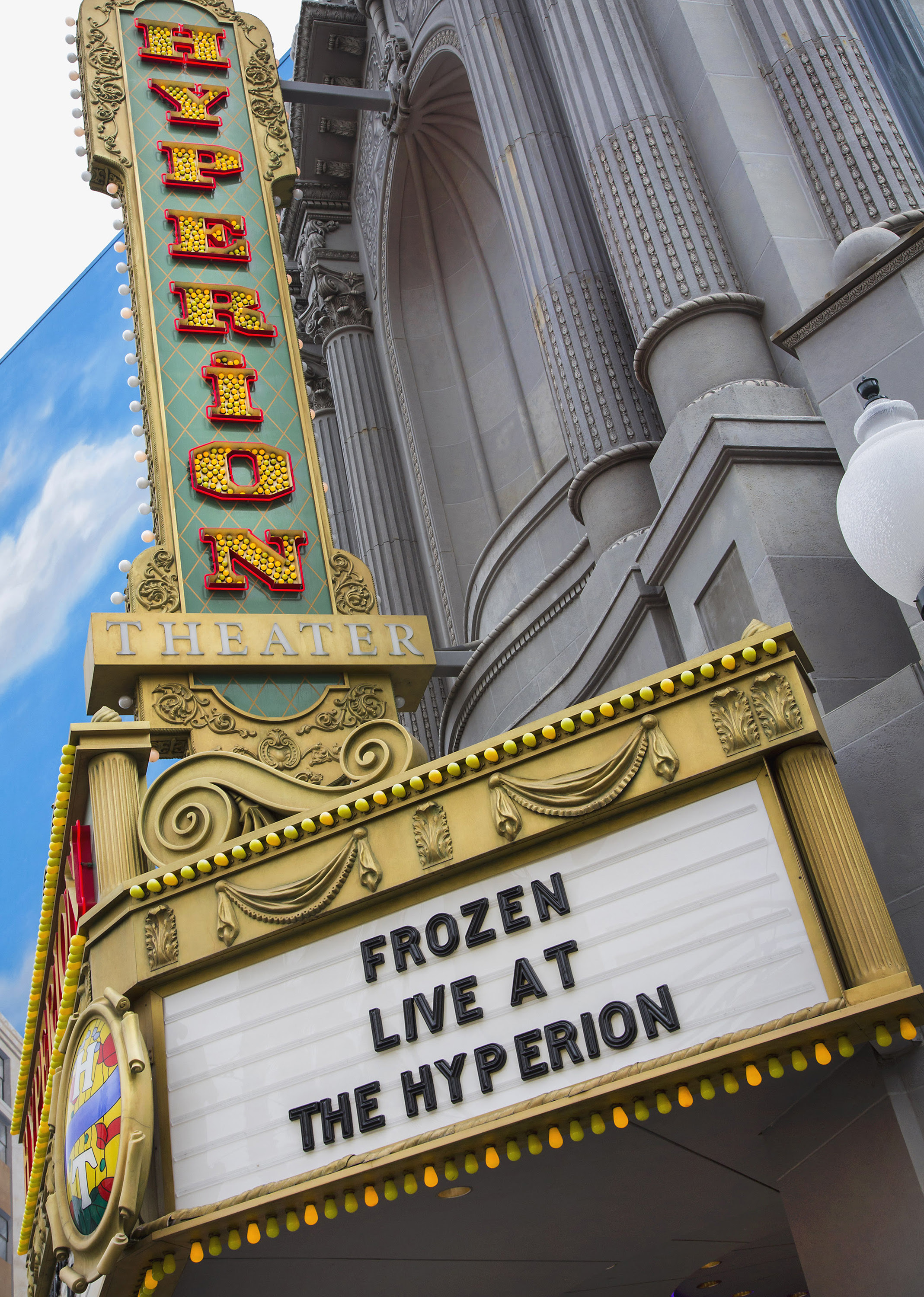 ‘FROZEN  – LIVE AT THE HYPERION’ – “Frozen – Live at the Hyperion,” a new musical based on the Walt Disney Animation Studios film “Frozen,” will open at the Hyperion Theater at Disney California Adventure Park on May 27, 2016. The new musical at the Disneyland Resort will immerse audiences in the emotional journey of Anna and Elsa in an entertaining musical adaptation that includes elaborate costumes and sets, special effects, new technologies, show-stopping production numbers and unique theatrical surprises. (Paul Hiffmeyer/Disneyland Resort)