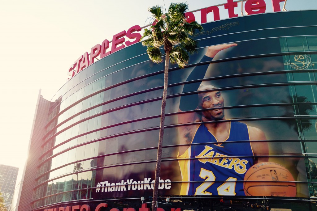 Kobe wrapped at Staples