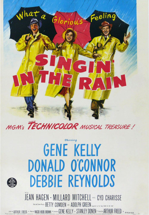 "Singin' in the Rain" movie poster. Courtesy of the Pacific Symphony.